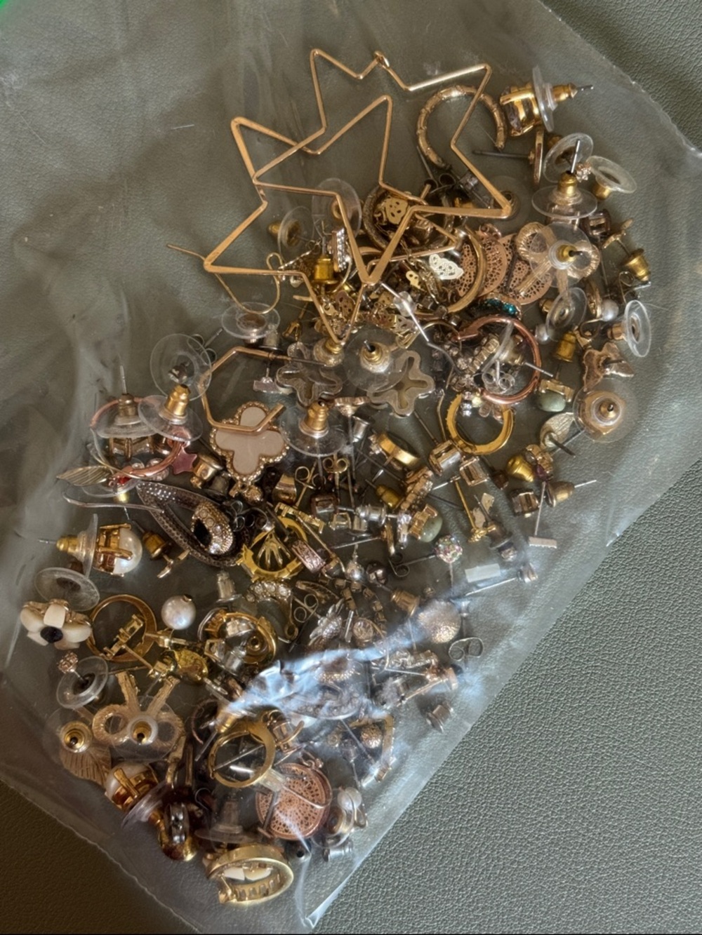 Mixed Gold Earring Bag